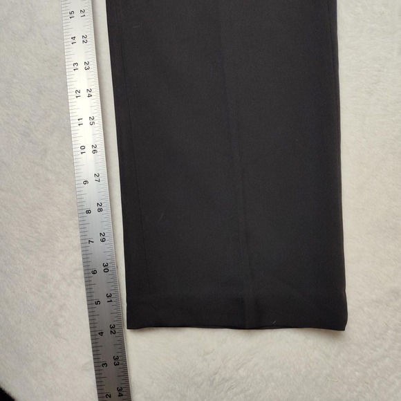 Haggar Premium Comfort Dress Pants Mens 33x32 Black Slim Stretch Wrinkle Free - Picture 9 of 12